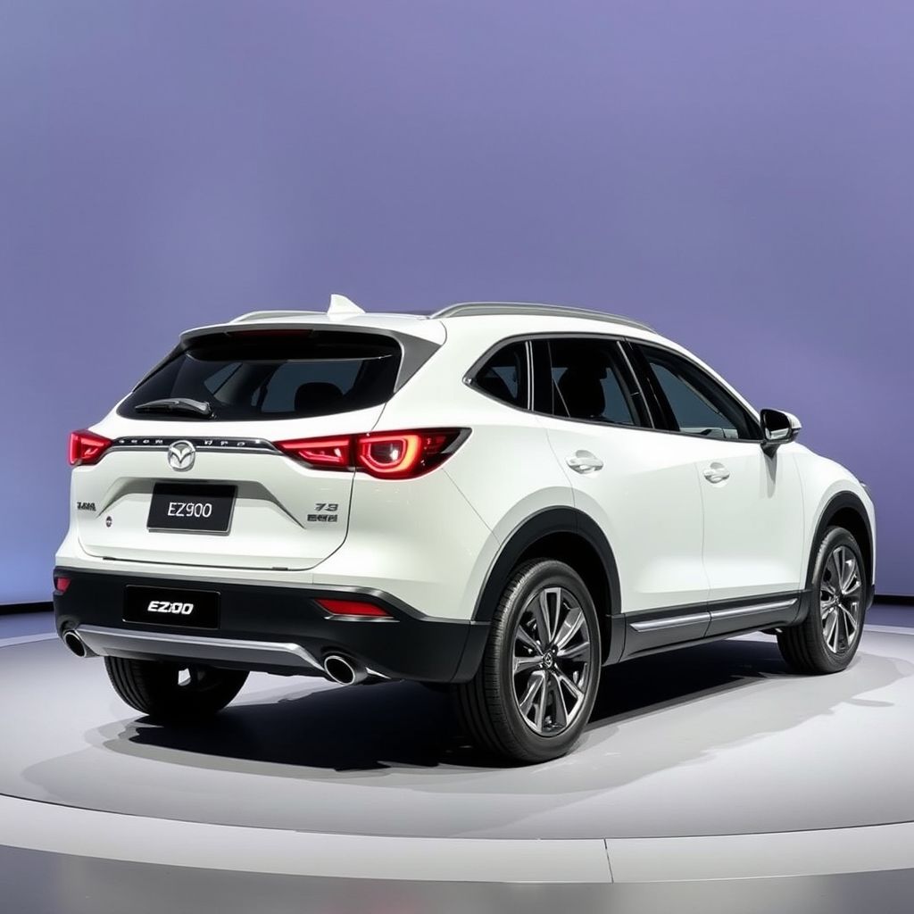ดีไซน์ล้ำของ Mazda EZ60 SUV ไฟฟ้าพร้อมจอใหญ่ 26 นิ้วที่ Shanghai Auto Show 2025
